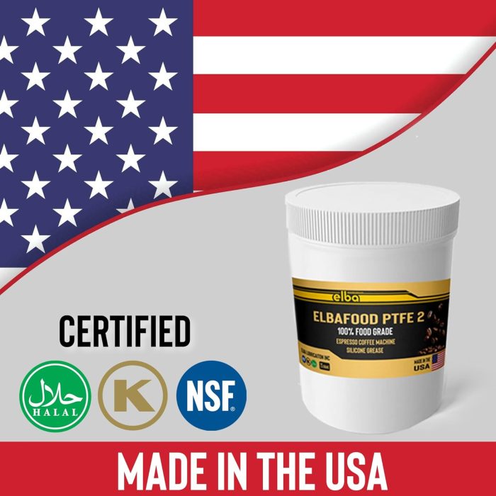 ELBAFOOD PTFE ESPRESSO MACHINE GREASE (75 GR JAR) - Image 5